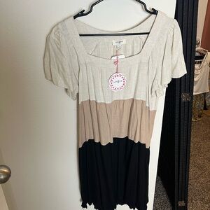 Umgee color block dress